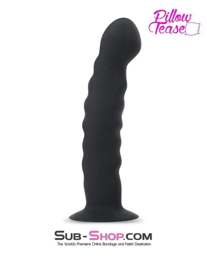 0359E-SIS      Sissy Boy Small Ripple Silicone Pegging Dildo
