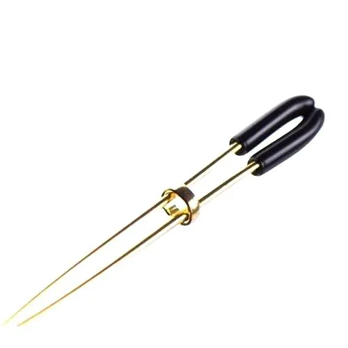 0452M      Gilded Nipples Tweezer Nipple Clamps with Gold Chain