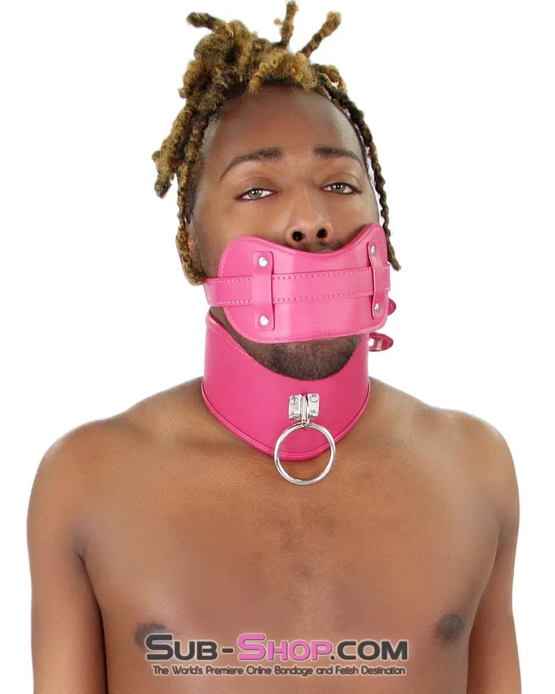 2300M-SIS      BDSM Mistress Pretty Sissy Boi's Head Games 3 Locking Penis Panel Gag