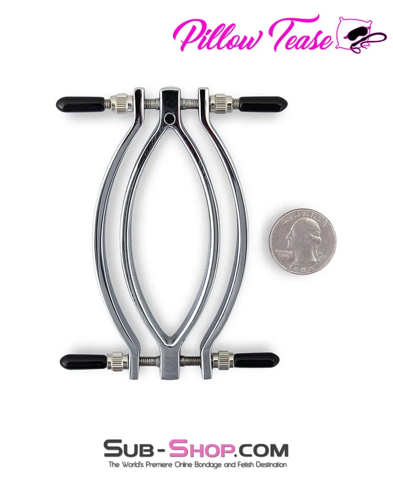 2703M      Pussy Trap Steel Labia Clamp with Leash