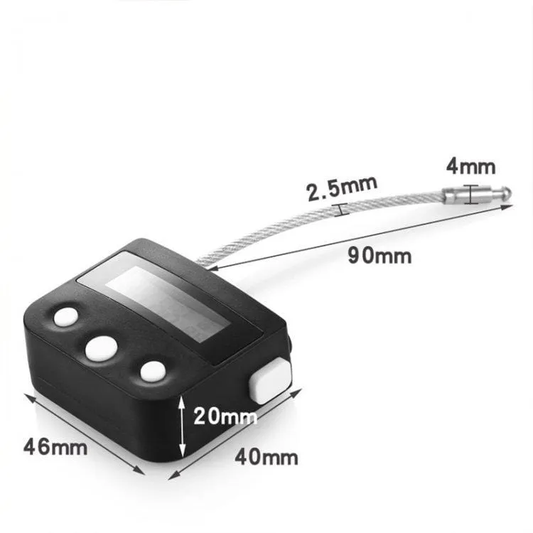2758M-SIS      Forced Feminization Fantasy Professional Dominatrix Sissy Accessory Time Lock USB Rechargeable Lock. The Ultimate Self Bondage Lock