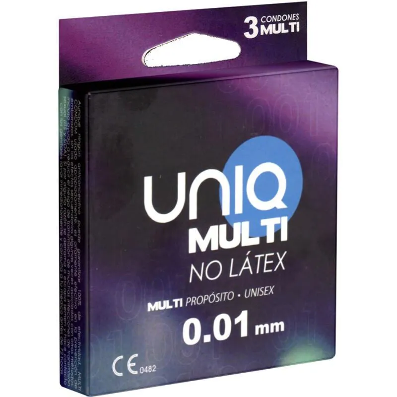 3 Preservativi Unisex Latex-free UNIQ