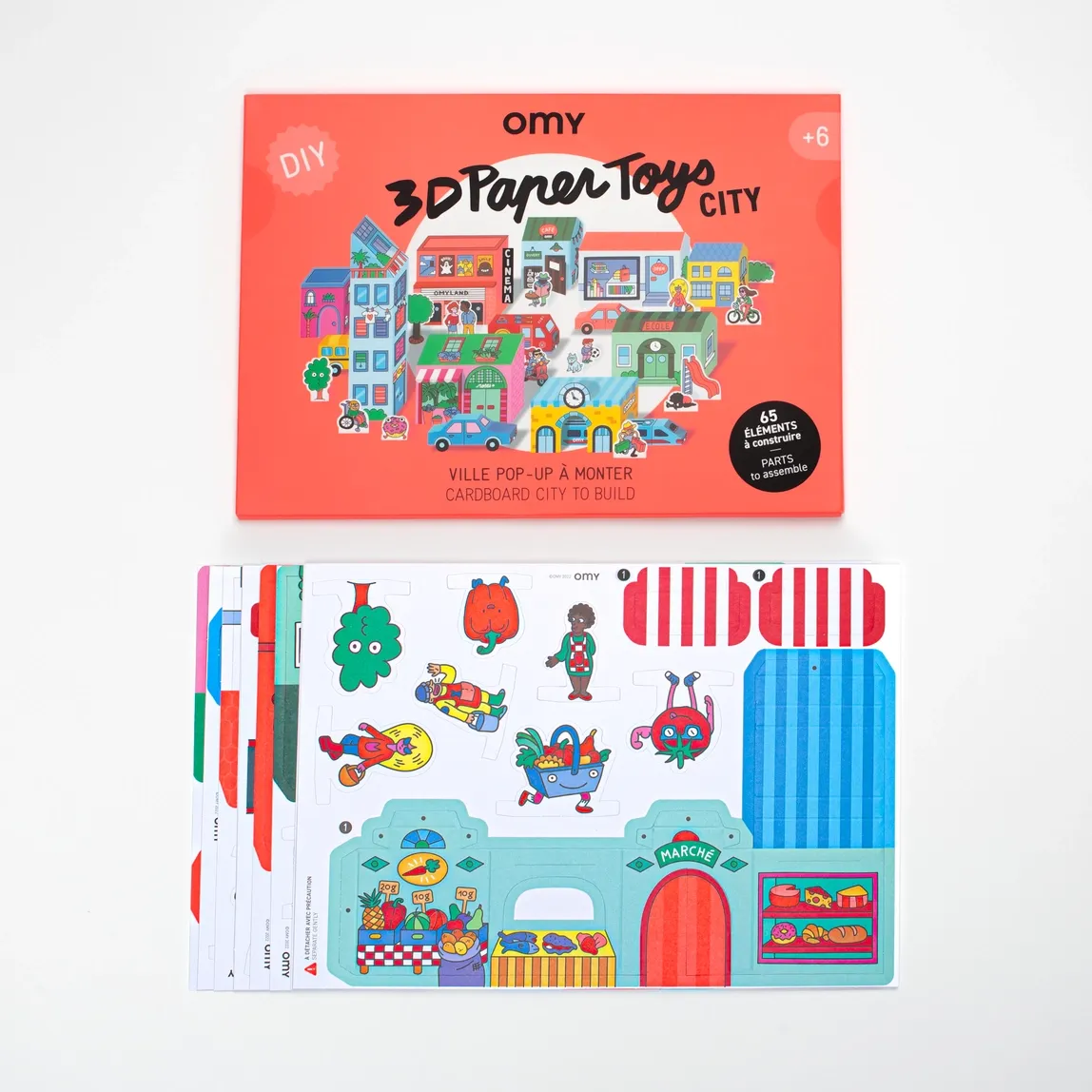 3D Paper toys - City
