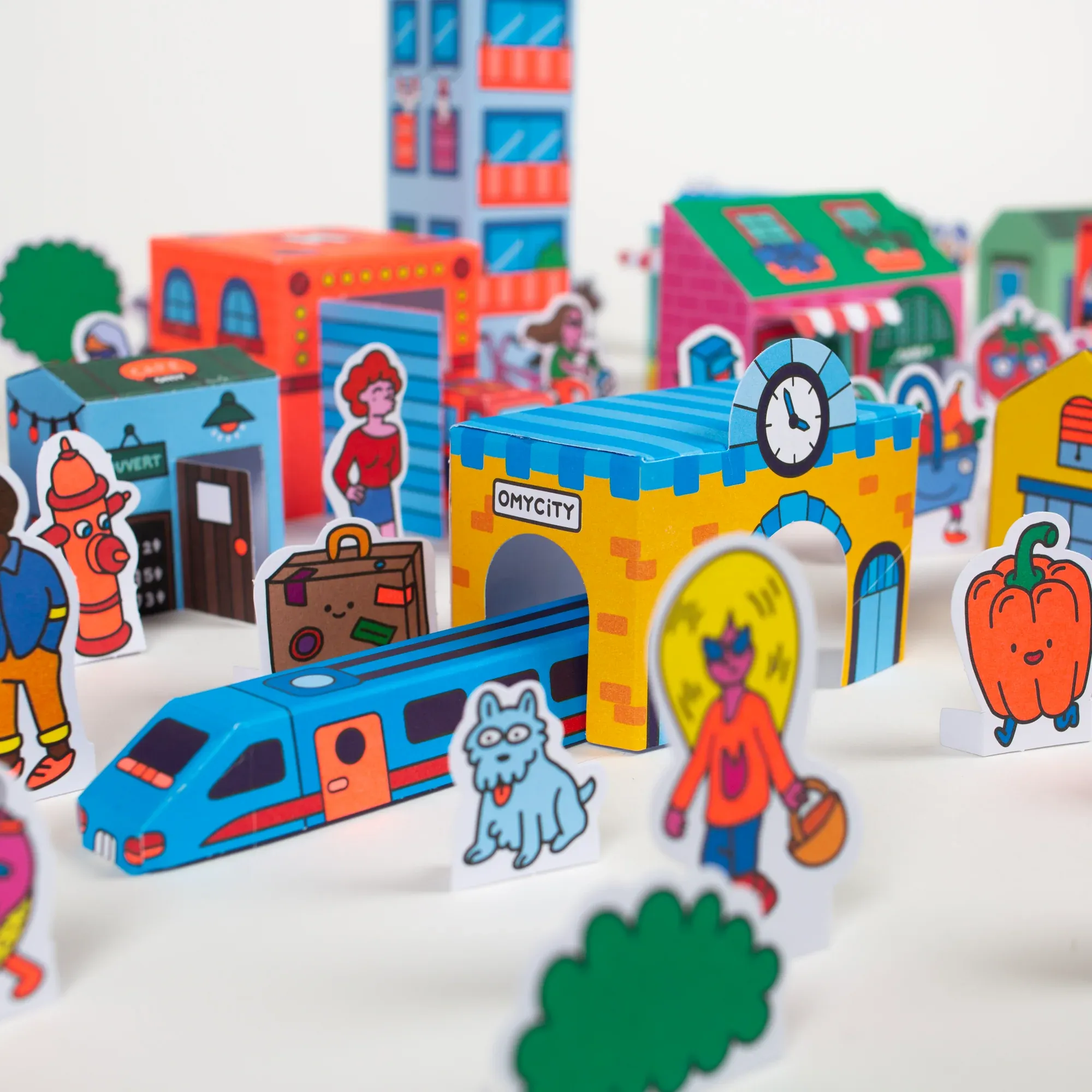 3D Paper toys - City