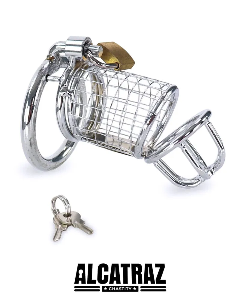 4750HS    Caged Animal Steel & Wire Cock Cage Chastity