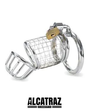 4750HS    Caged Animal Steel & Wire Cock Cage Chastity