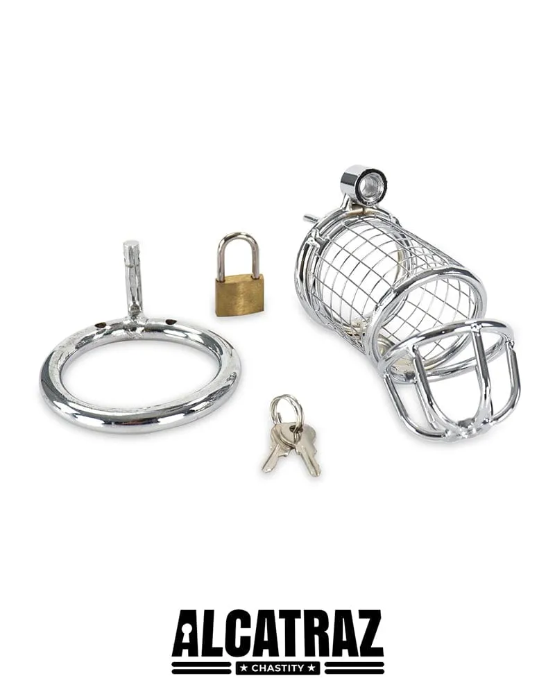 4750HS    Caged Animal Steel & Wire Cock Cage Chastity