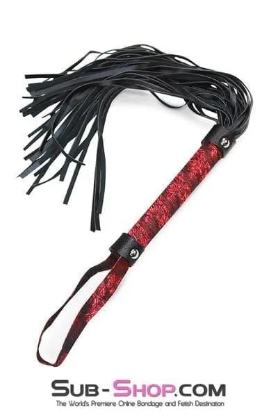 4793RS-SIS      Brocade Lace 17 Sissy Mistress Whip