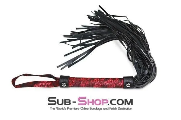 4793RS-SIS      Brocade Lace 17 Sissy Mistress Whip