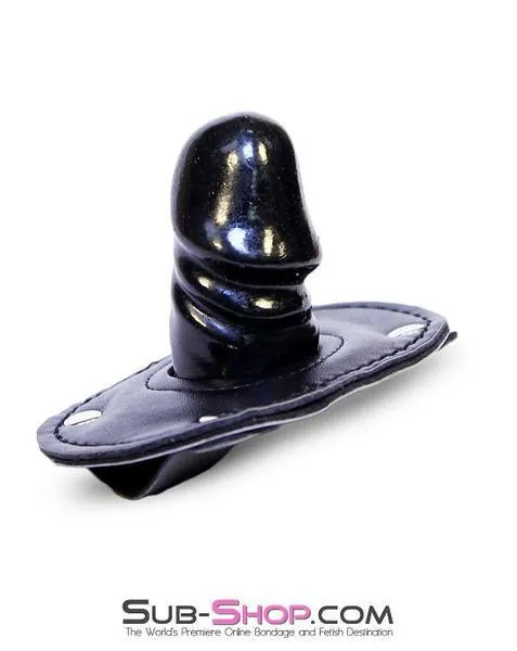 7048RC-SIS      Locking Kinky Mistress Rubber Pretty Sissy Boi Penis Gag