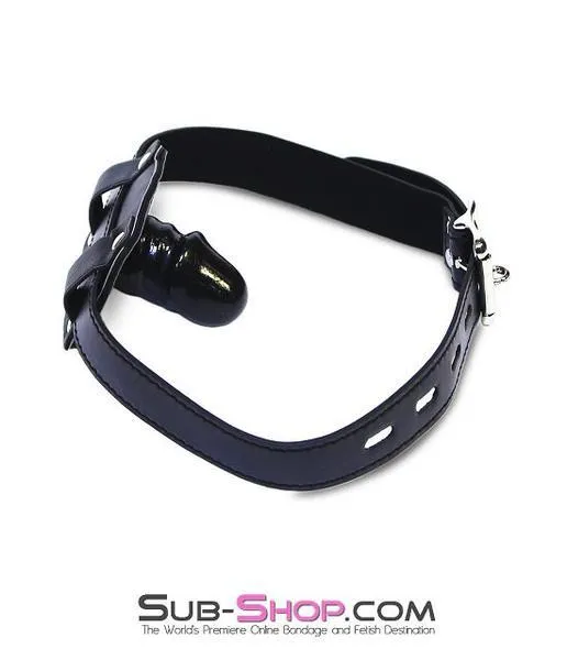 7048RC-SIS      Locking Kinky Mistress Rubber Pretty Sissy Boi Penis Gag