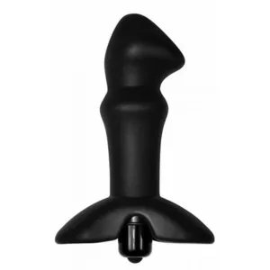 7255AC      Silicone Prostate Stud Vibrating Anal Teaser - LAST CHANCE - Final Closeout!