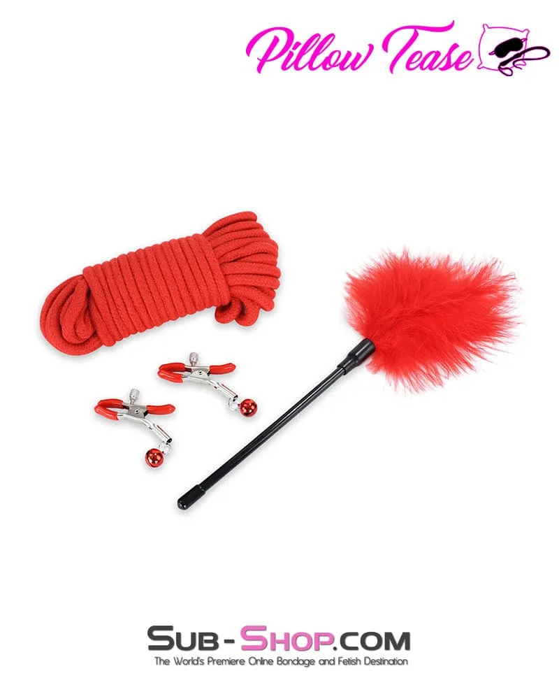 7792DL      Polka Dot Rose Complete Beginner Fantasy Bondage Kit