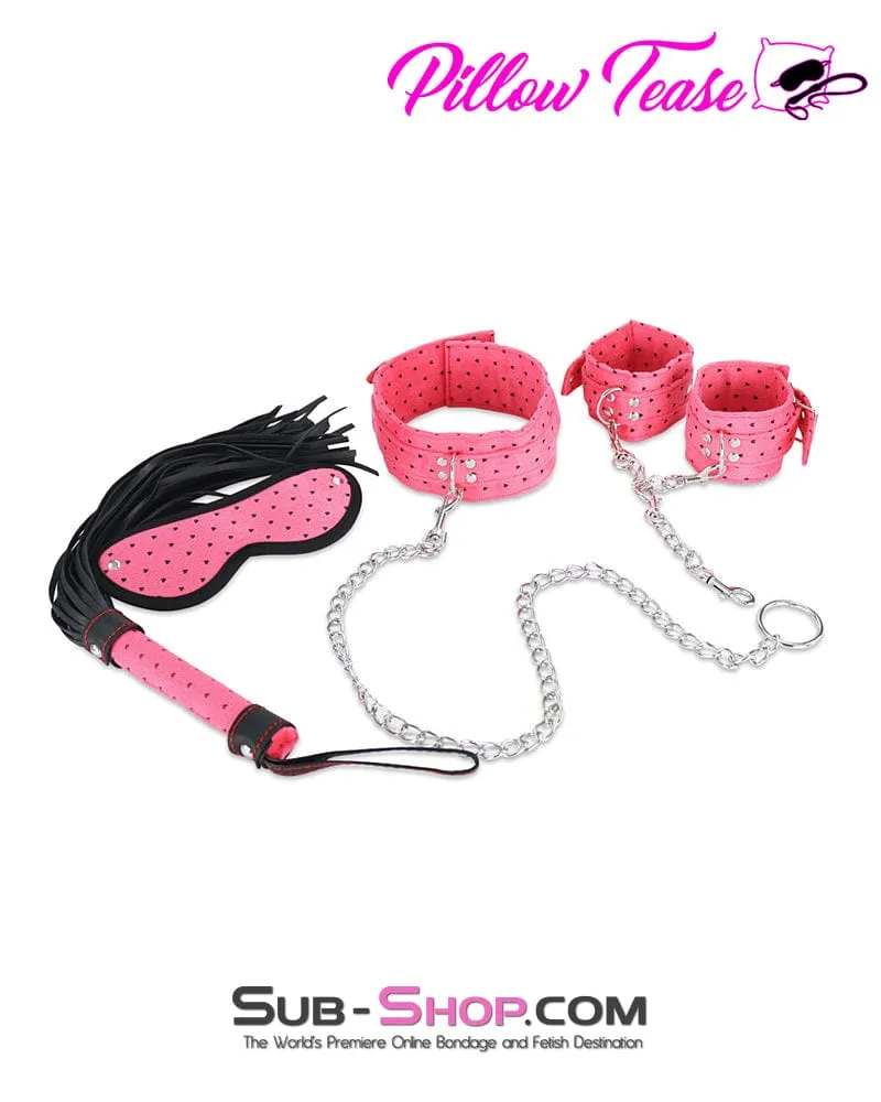 7792DL      Polka Dot Rose Complete Beginner Fantasy Bondage Kit