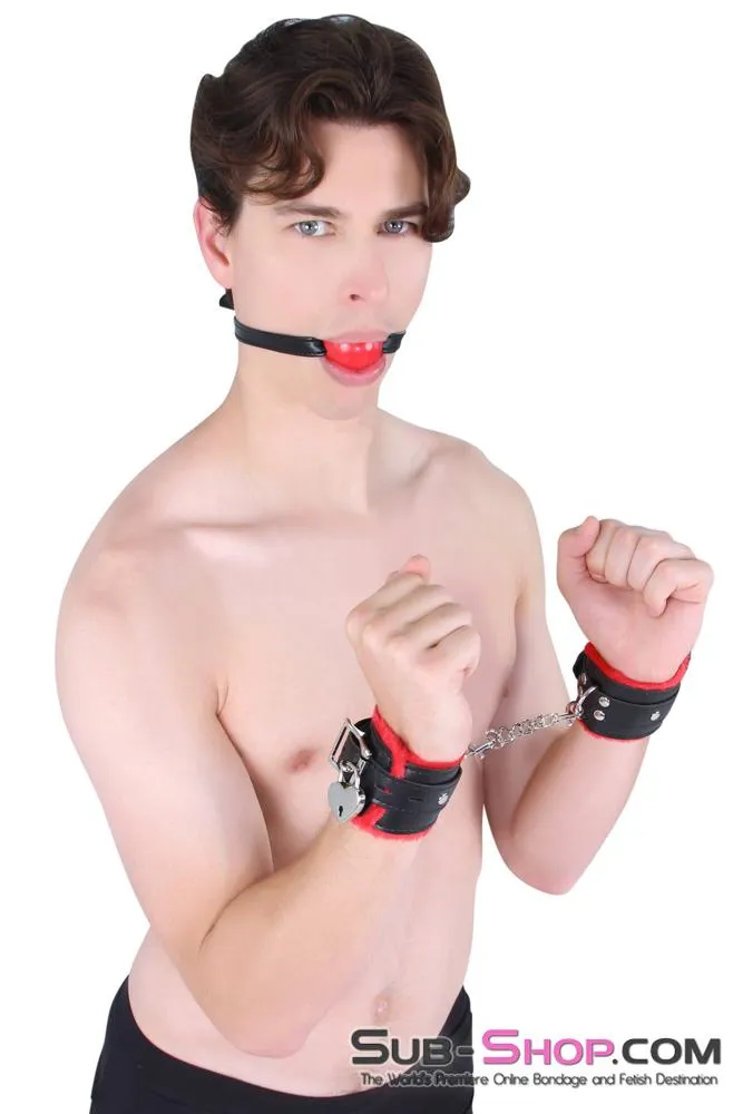 8998DL      Bondage Basics Red Rubber Classic Ball Gag - SPECIAL OFFER!