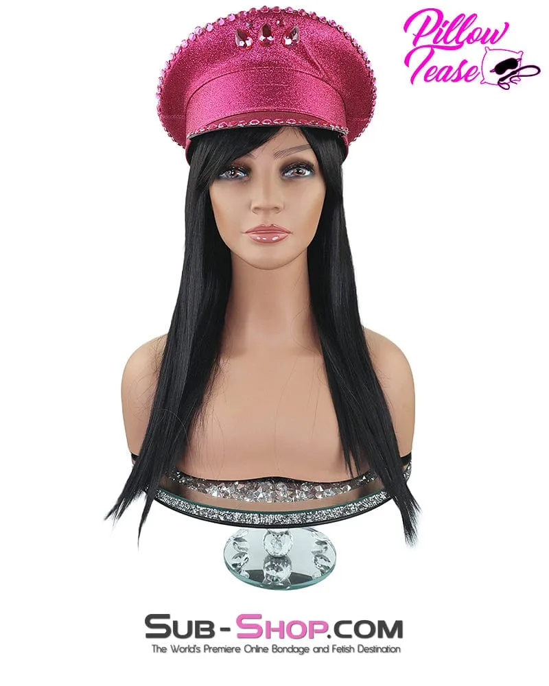 9959AE      21 Long Straight Black Roleplay Sex Wig