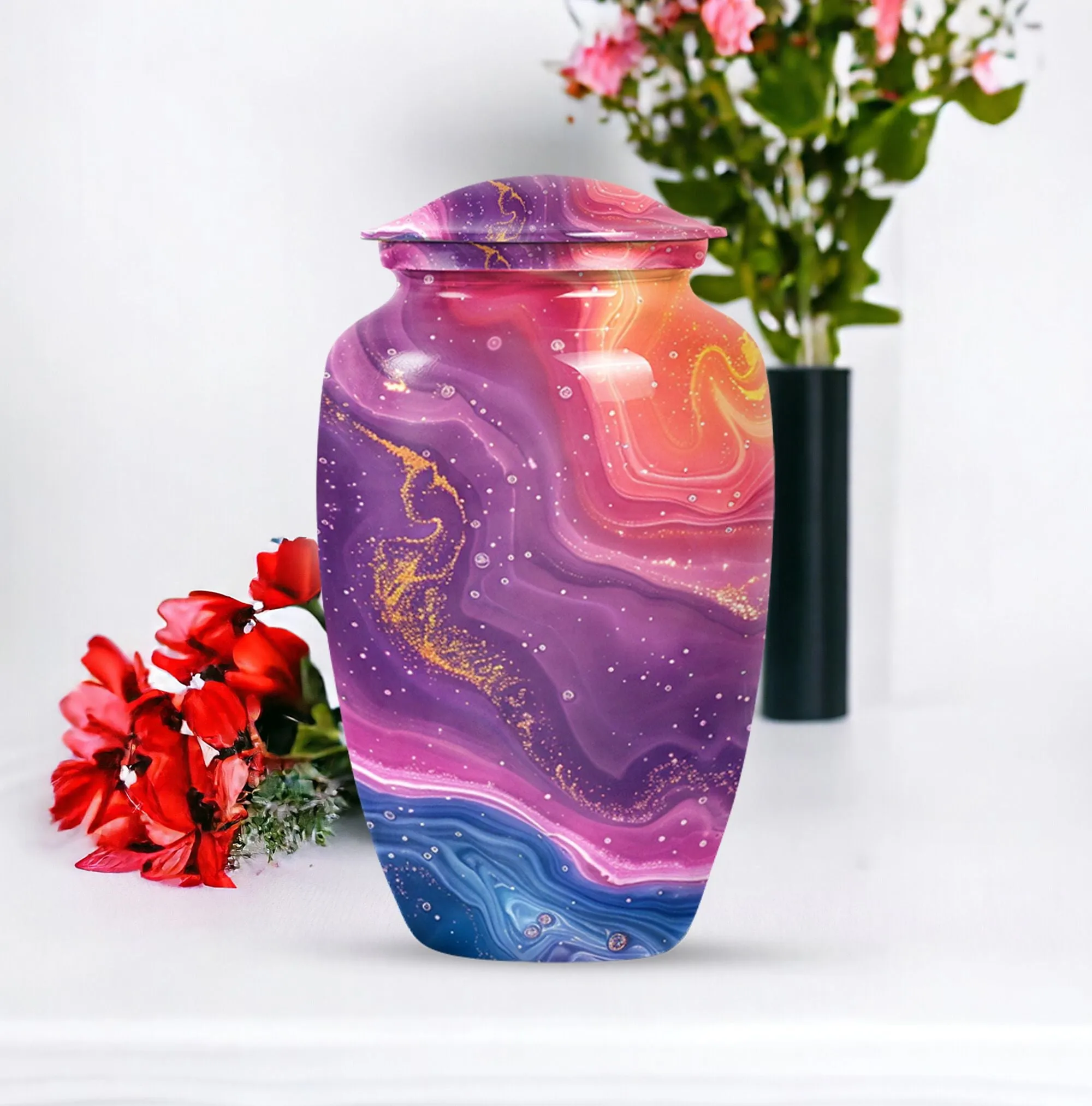 Abstract Urn Solace: Unique and Aesthetic Cremation Solution