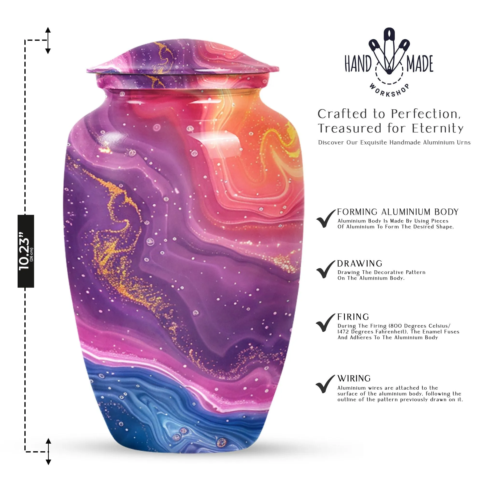 Abstract Urn Solace: Unique and Aesthetic Cremation Solution