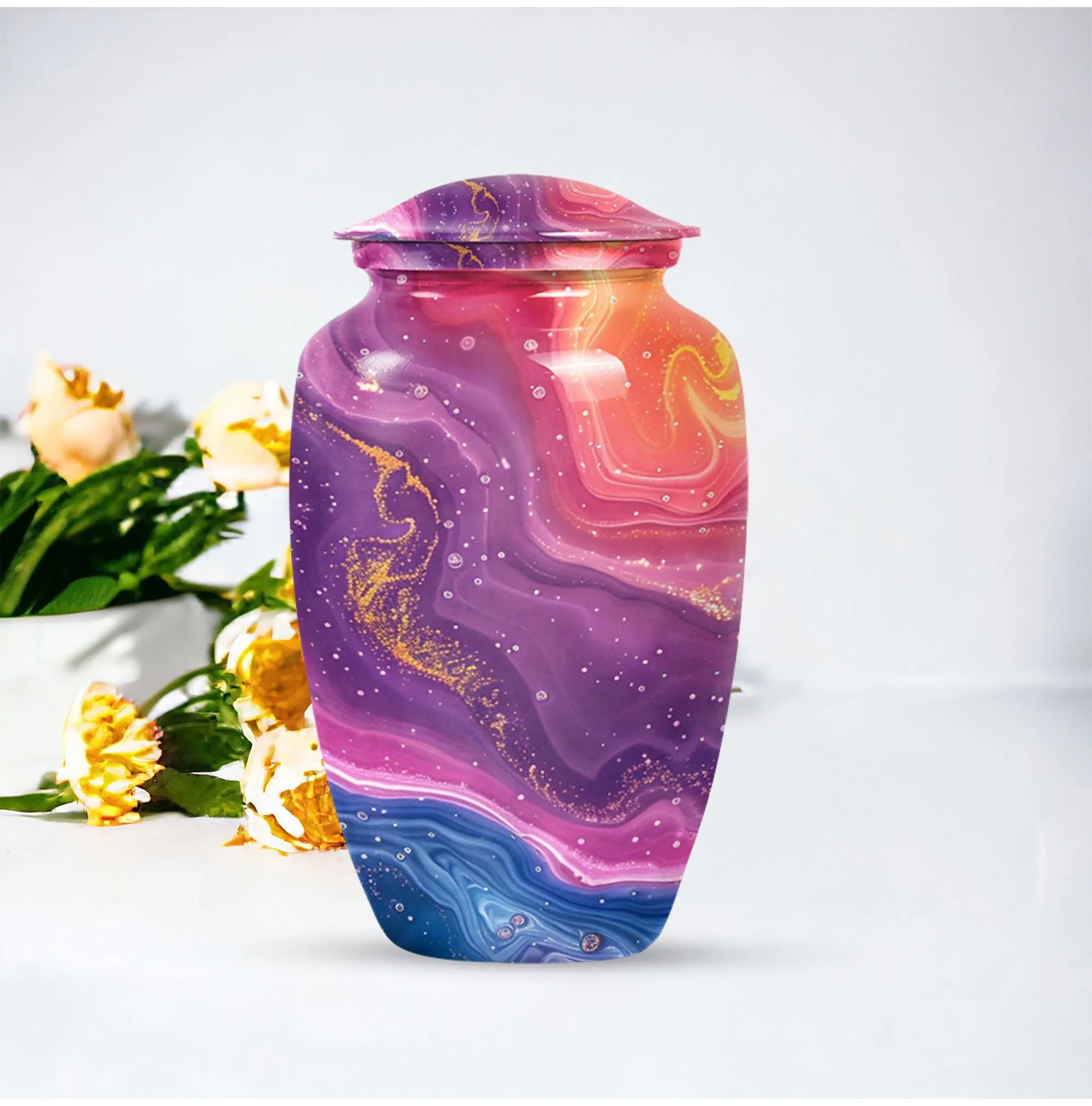 Abstract Urn Solace: Unique and Aesthetic Cremation Solution