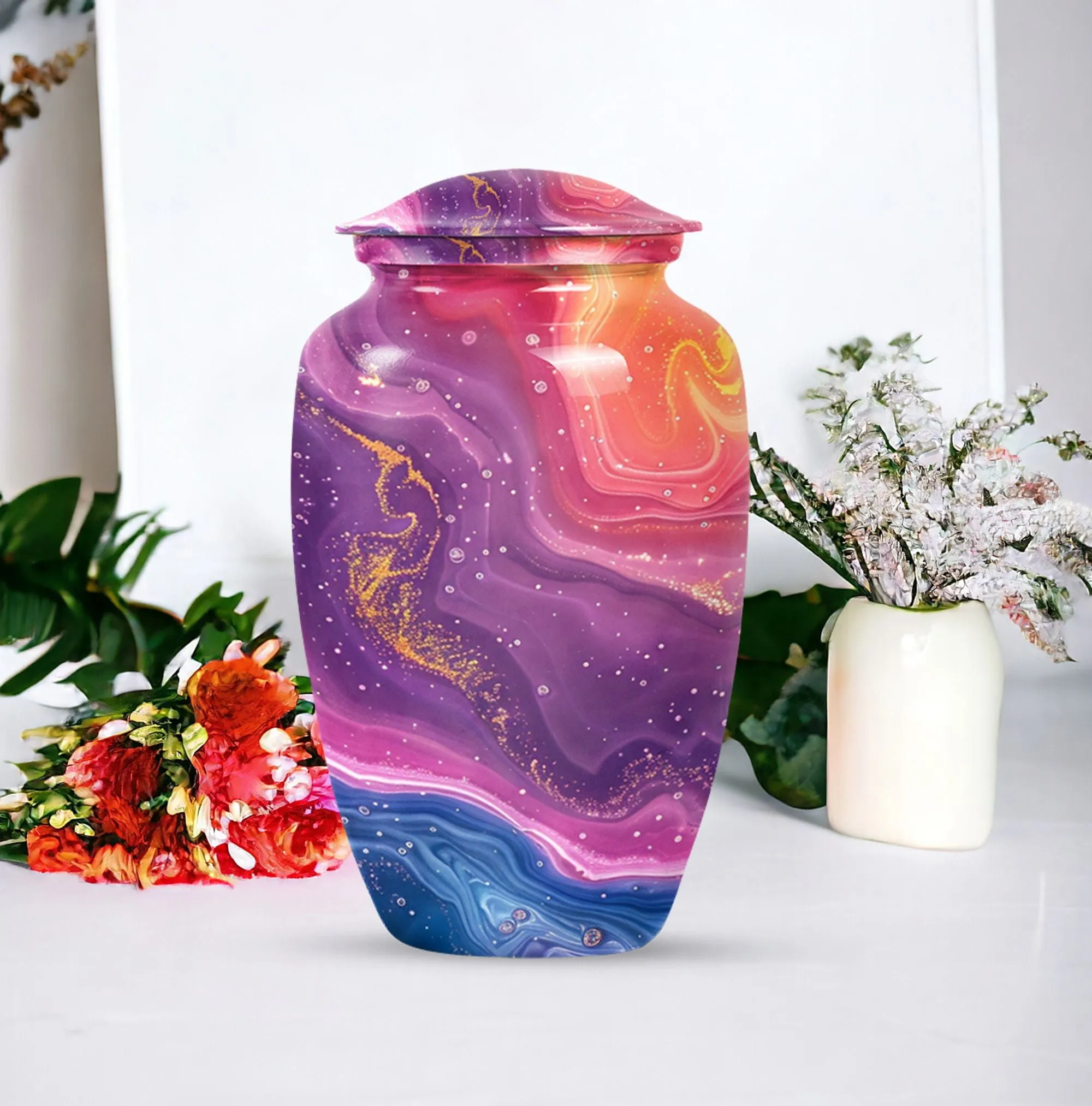 Abstract Urn Solace: Unique and Aesthetic Cremation Solution