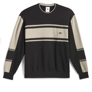 Adidas Skate Crew Sweatshirt - Black/Beige