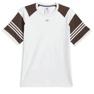 Adidas Tyshawn T-Shirt - Crystal White/Dark Brown