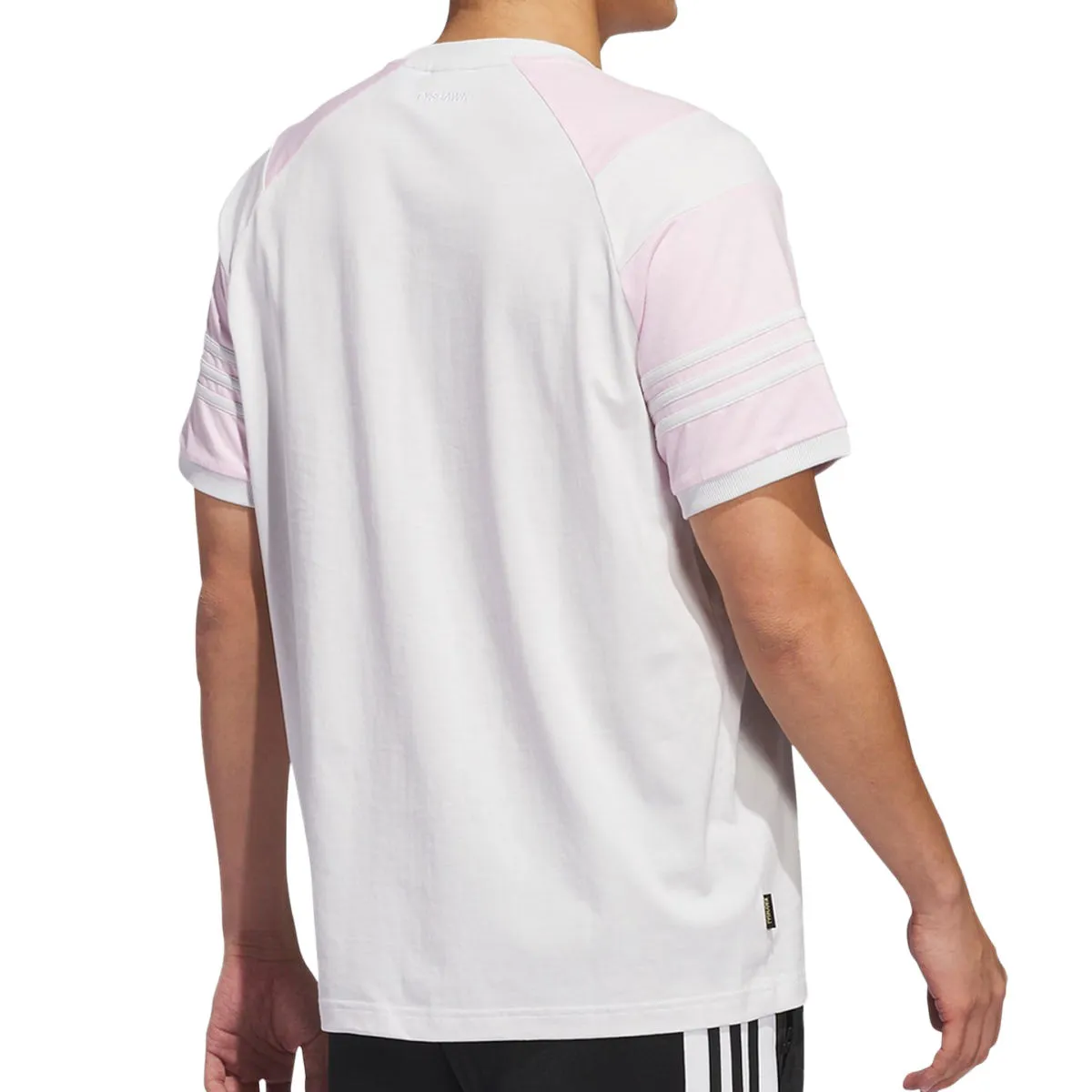 Adidas Tyshawn T-Shirt - Crystal White/Pink