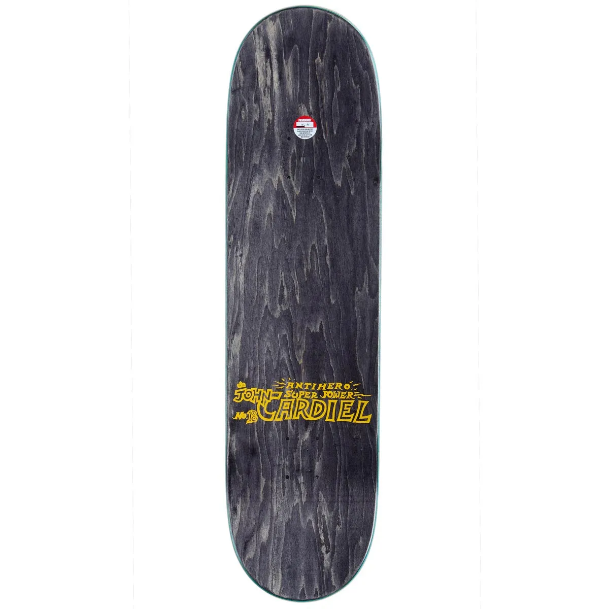 Anti-Hero Cardiel Superpowered Skateboard Deck - Black - 8.50"