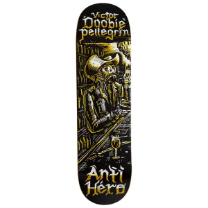 Anti-Hero Doobie Absentes Skateboard Deck - Black - 8.75"