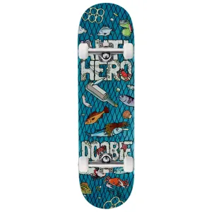 Anti-Hero Doobie Catch Of The Day Skateboard Complete - Sea Blue - 8.75"