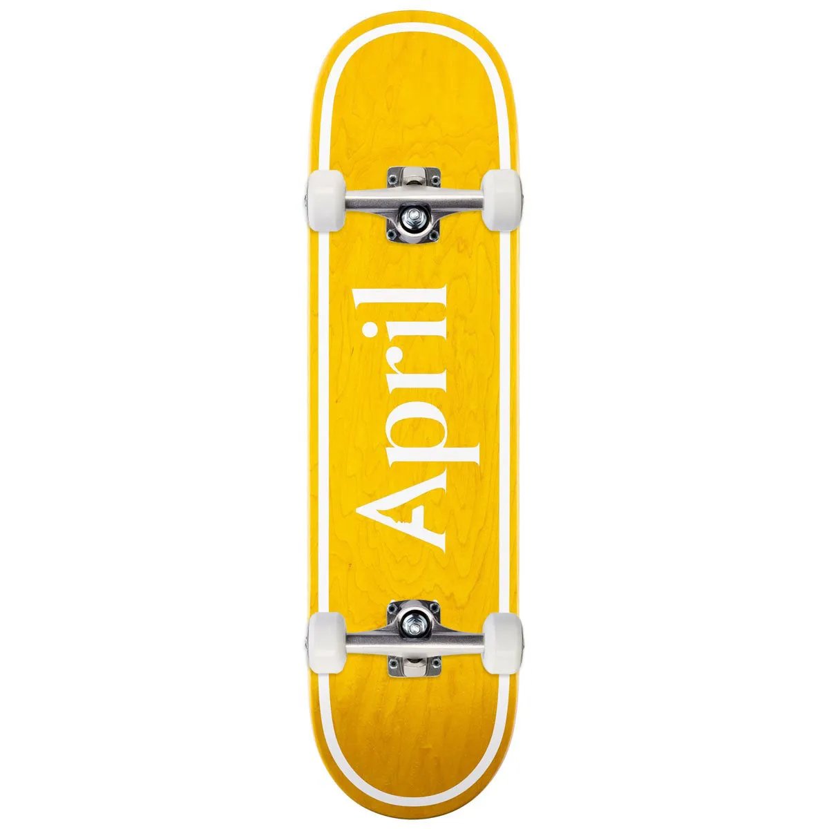 April OG Logo Skateboard Complete - Yellow - 8.38"