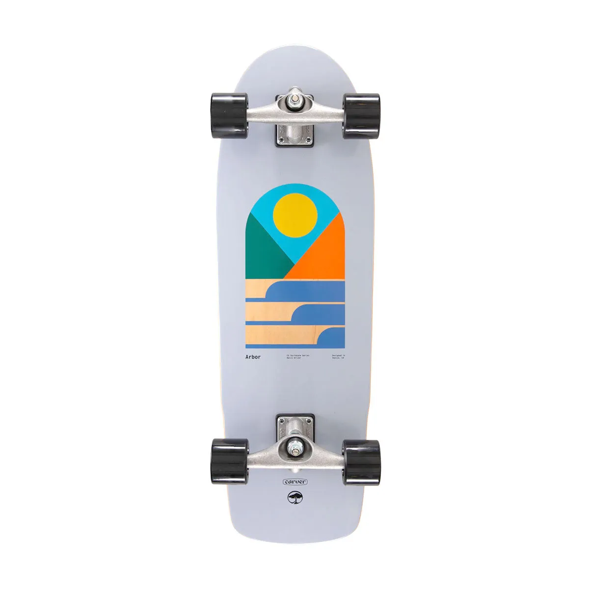 Arbor Daily Driver 2 Pre-Built Surfskate Longboard Complete