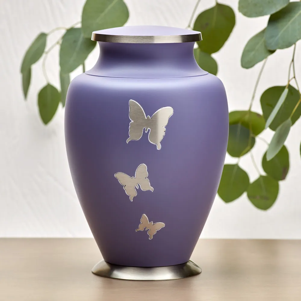 Aria Butterfly Cremation Urn In Large