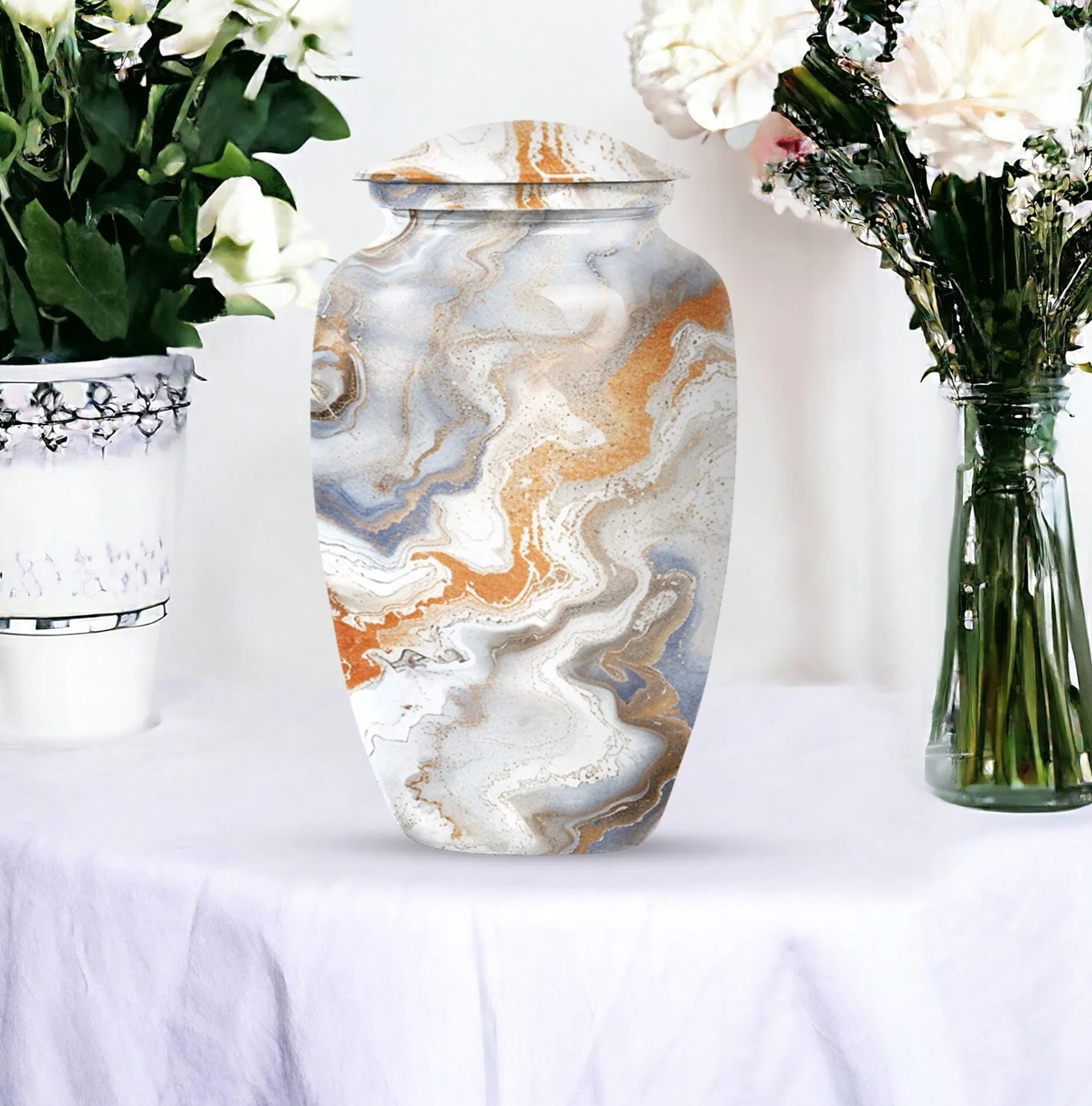 Artistic Elegance: The Abstract Ensemble Cremation Urn