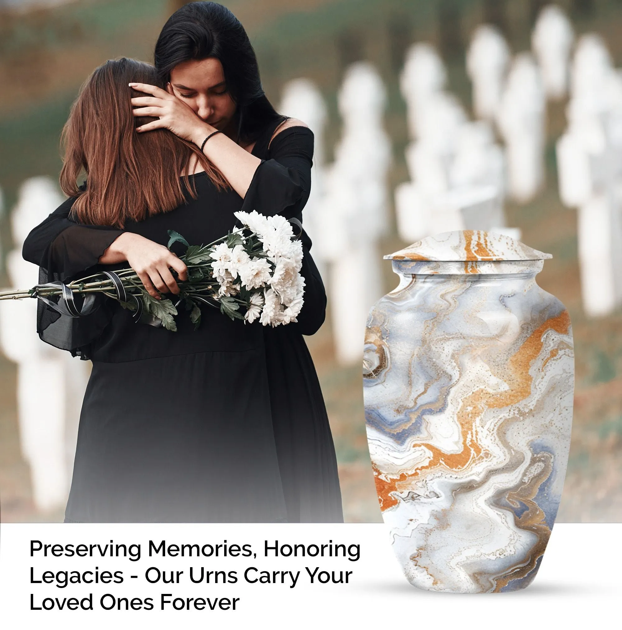 Artistic Elegance: The Abstract Ensemble Cremation Urn