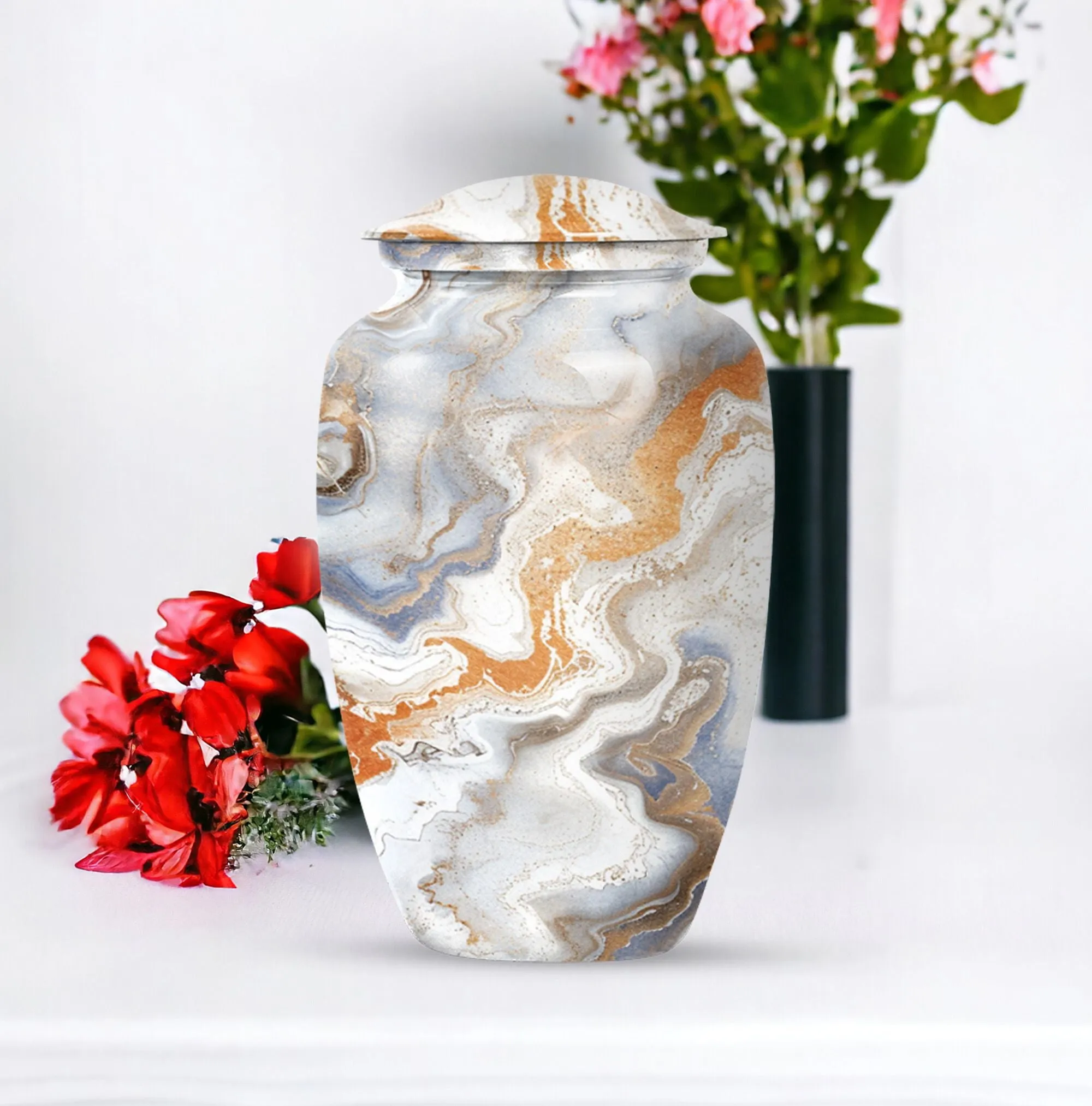Artistic Elegance: The Abstract Ensemble Cremation Urn