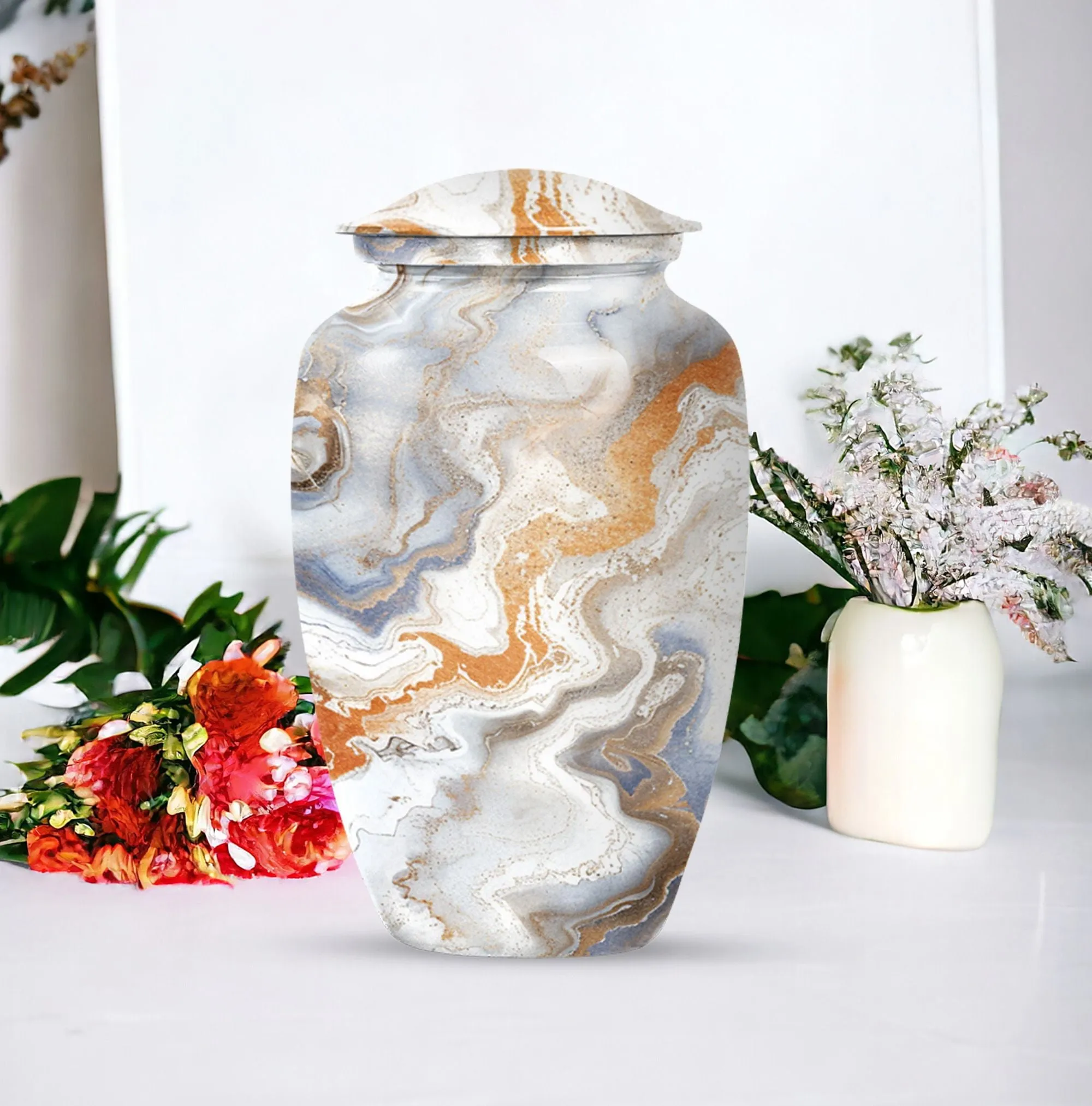 Artistic Elegance: The Abstract Ensemble Cremation Urn