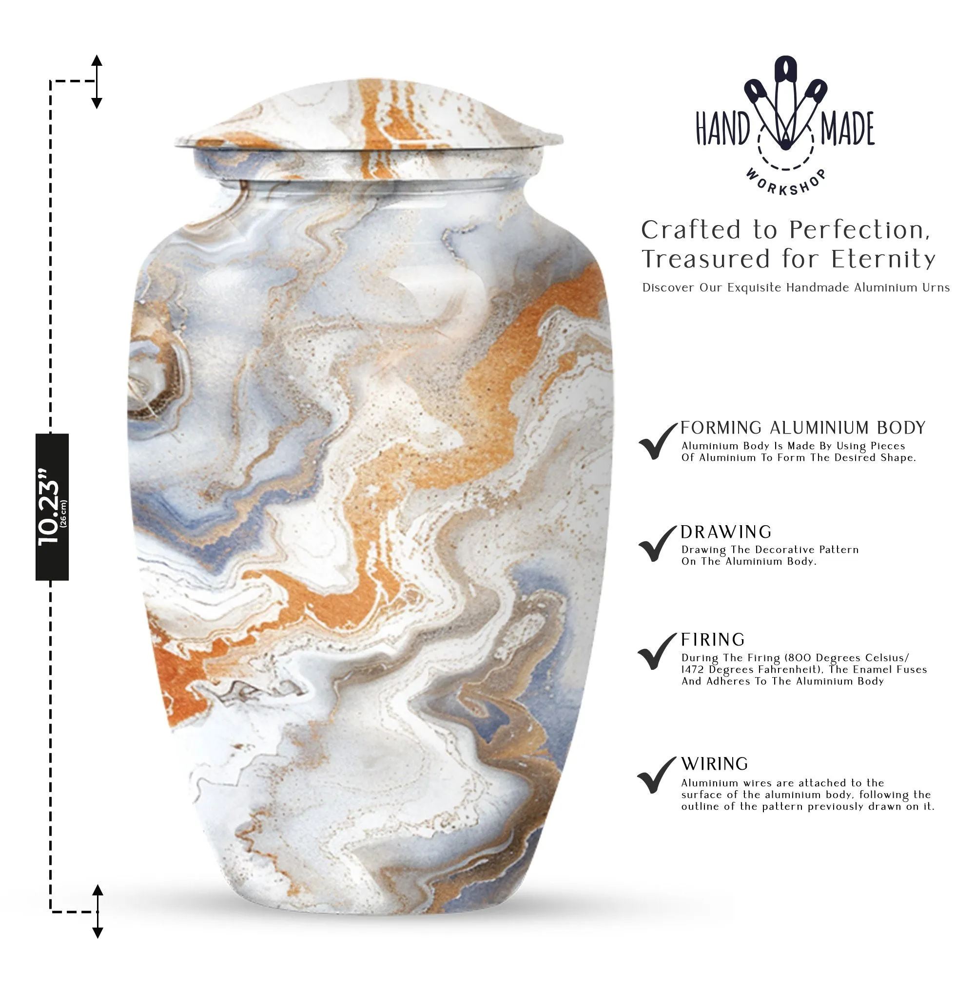 Artistic Elegance: The Abstract Ensemble Cremation Urn
