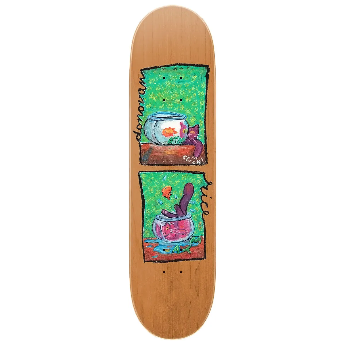 ATM Donovan Rice Fish Bowl Skateboard Deck - 9.00"