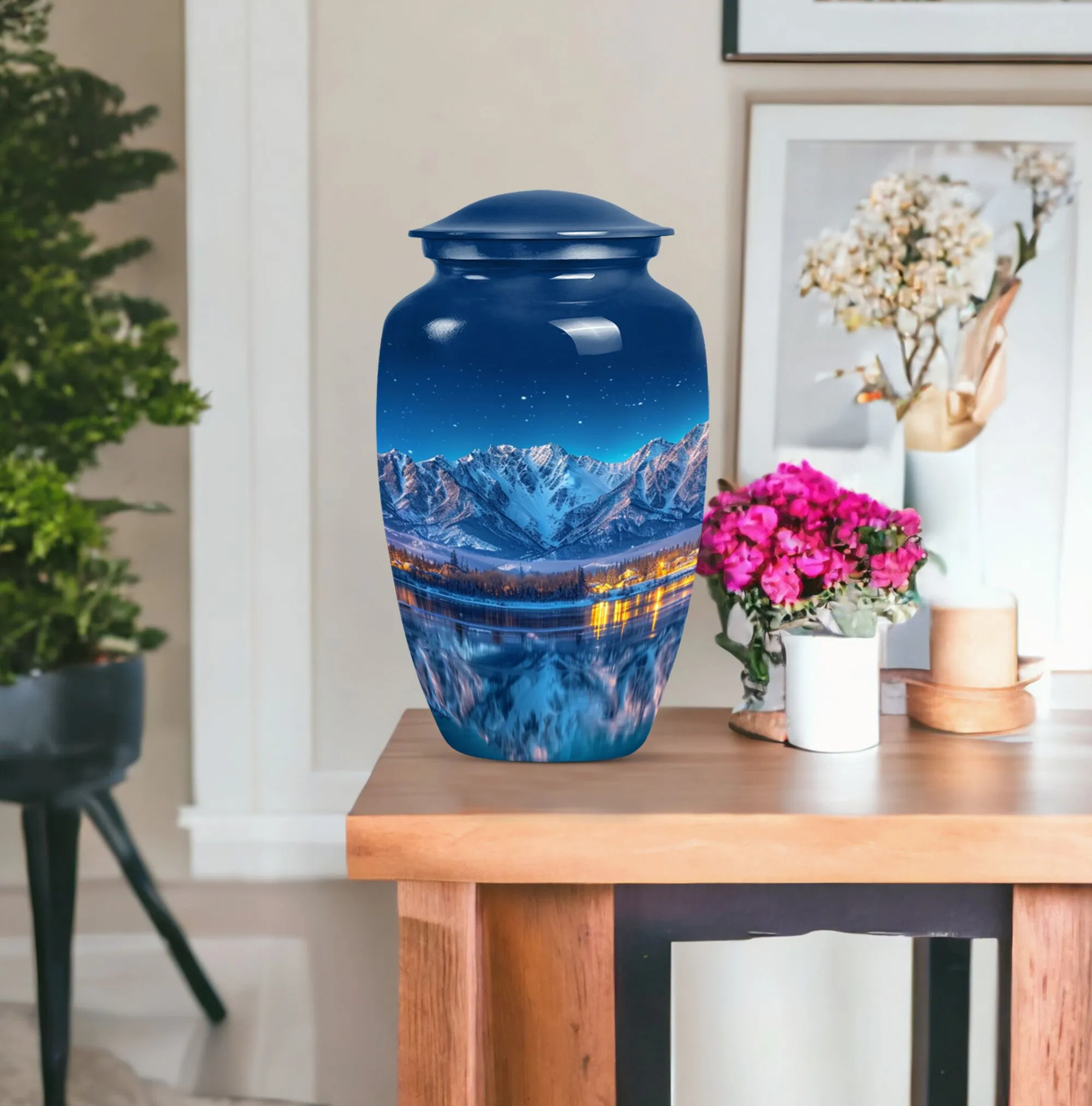 Aurora Borealis Memorial Urn: A Cherished Remembrance for Women