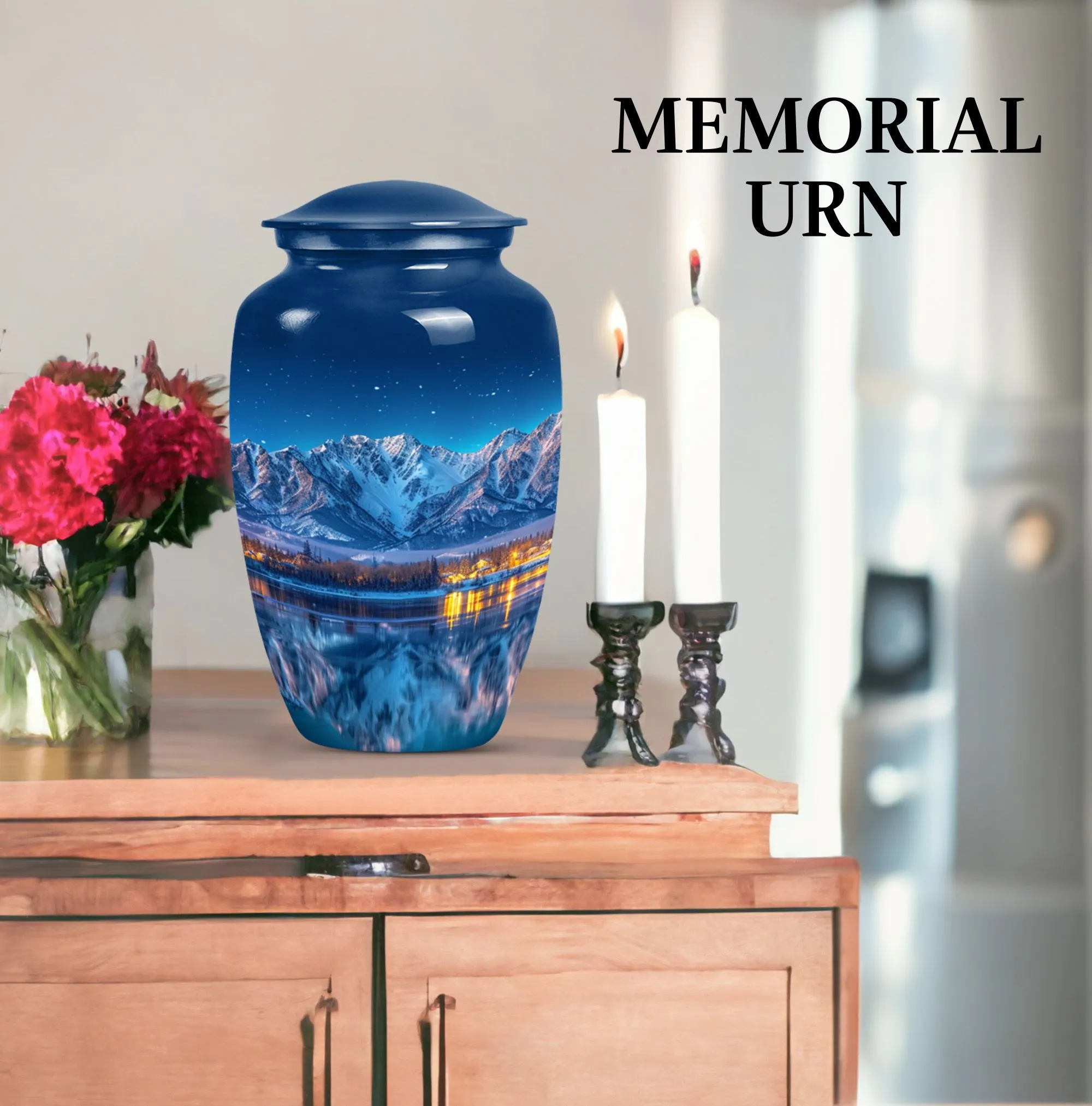 Aurora Borealis Memorial Urn: A Cherished Remembrance for Women