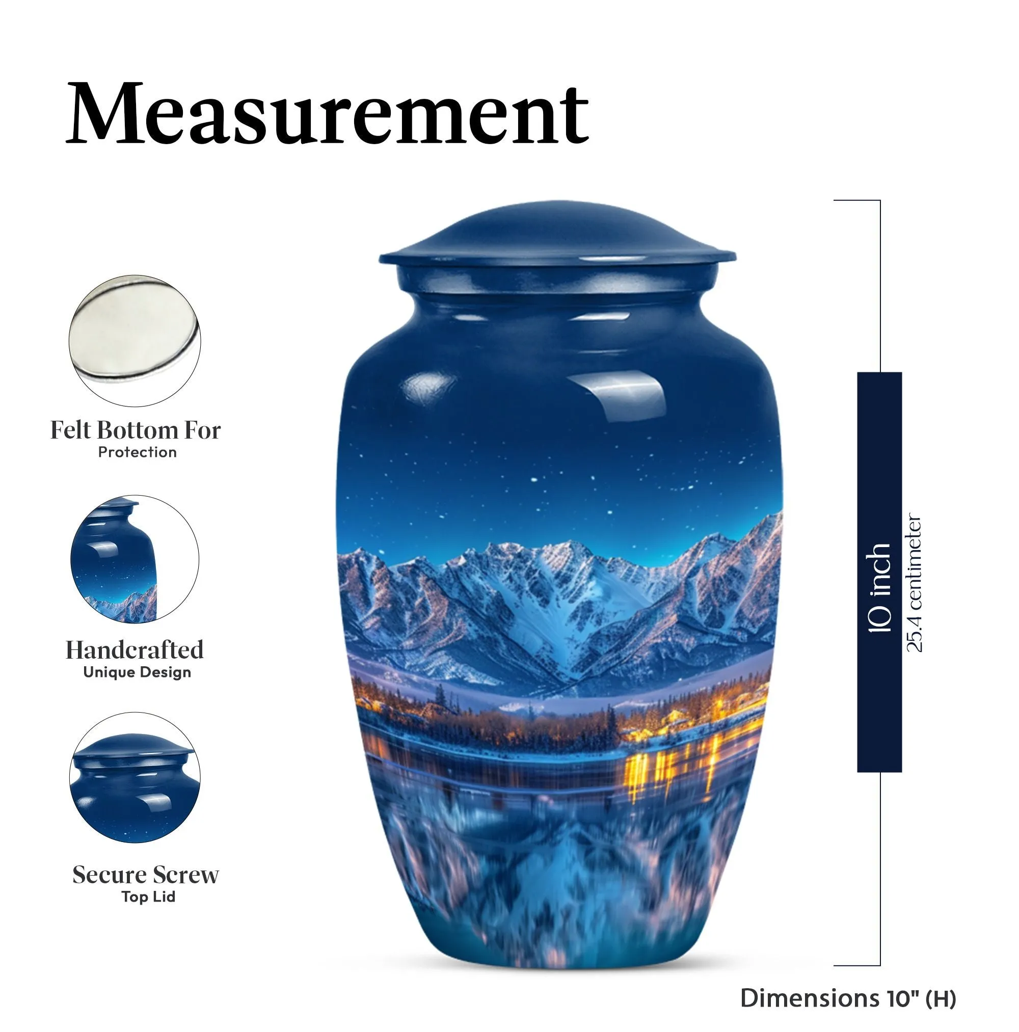 Aurora Borealis Memorial Urn: A Cherished Remembrance for Women