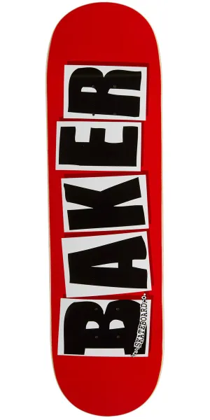 Baker Brand Logo Skateboard Deck - Black - 8.75"