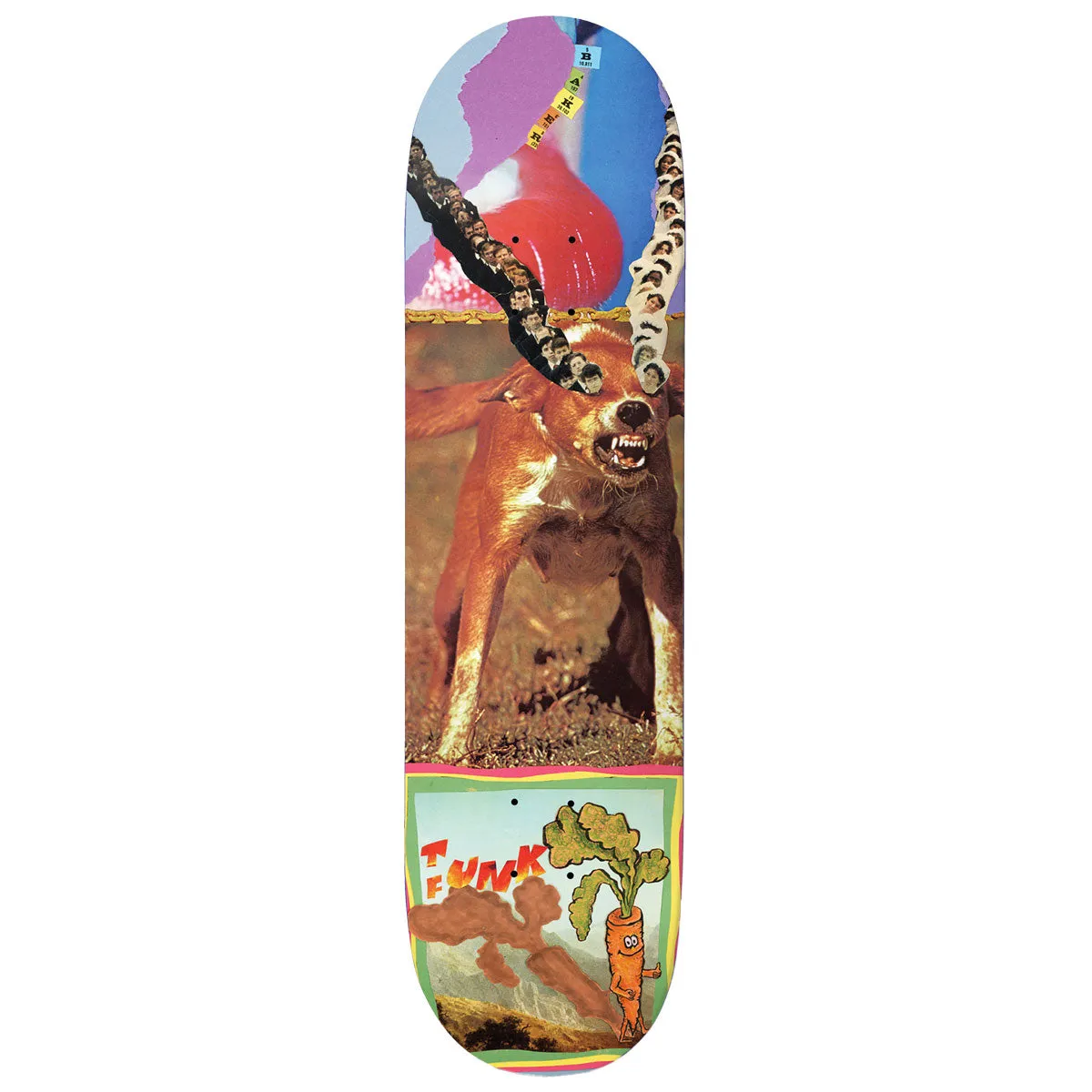 Baker T-Funk Funkhouser Desk Shrapnel Skateboard Deck - 8.25"