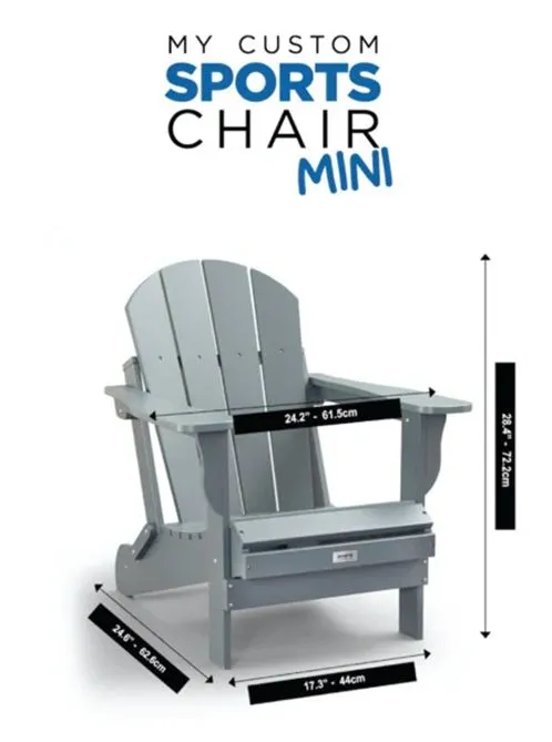 BGSU Folding Adirondack MINI Chair