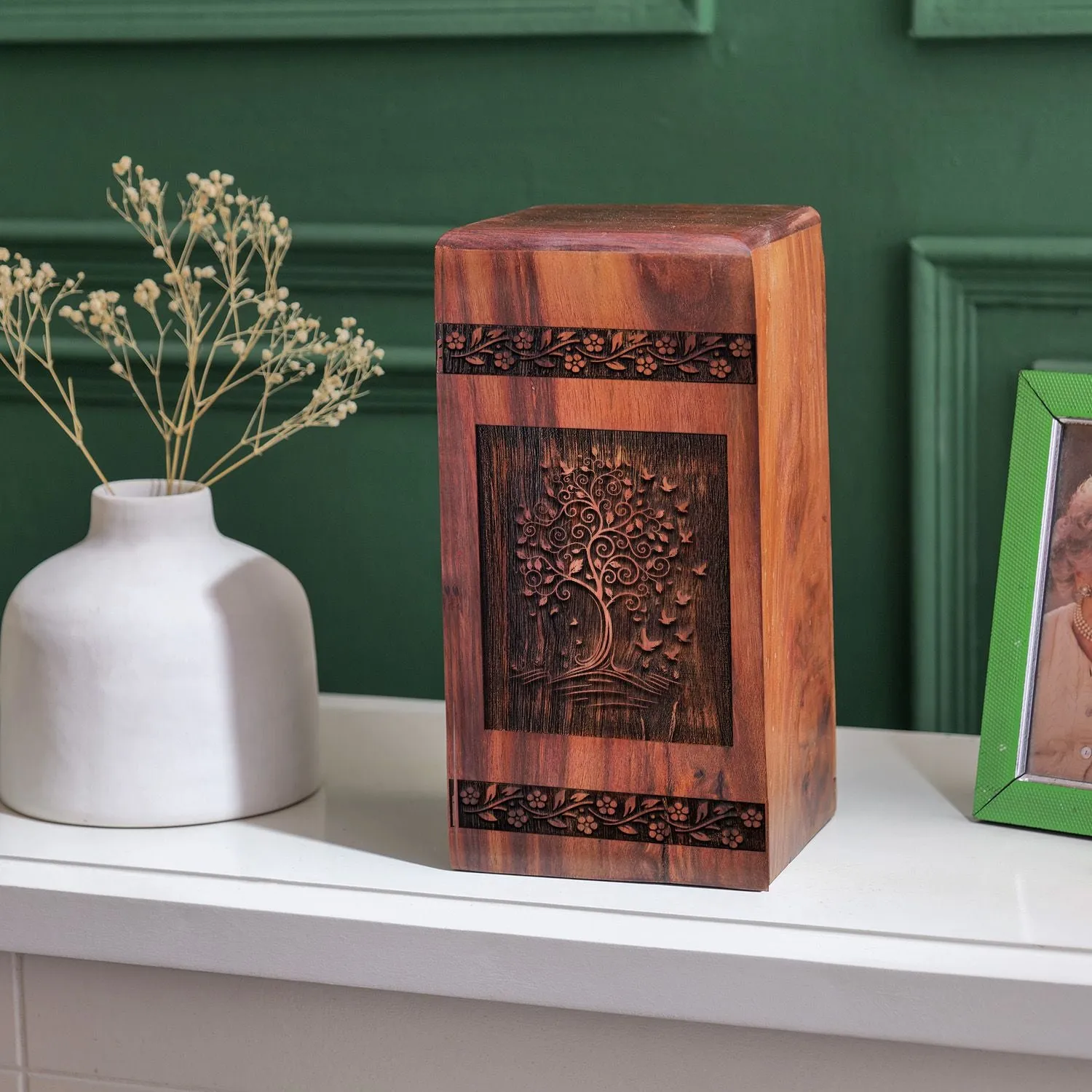 Biodegradable Tree Of Life Urn - Dignified Grandfather Urns For Ashes Adult