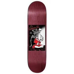 Birdhouse Shawn Hale Life Gives Death Skateboard Deck - Burgundy Veneer Stain - 8.50"