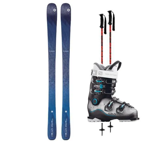 Blizzard Women's Black Pearl 88 Premium Ski Package