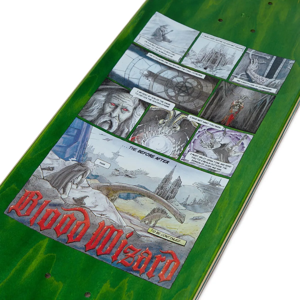 Blood Wizard Outer Realms Comic Skateboard Deck - 8.50"