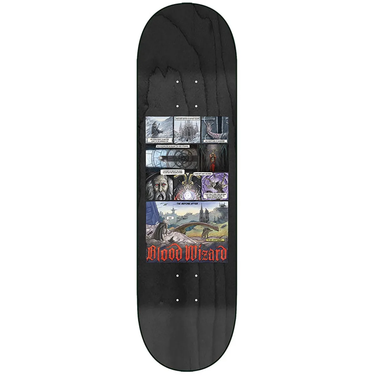 Blood Wizard Outer Realms Comic Skateboard Deck - 8.50"